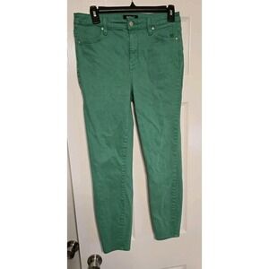 Buffalo David Bitton HAVANA Womens 4/27 High Rise Skinny Jeans Green St. Patrick